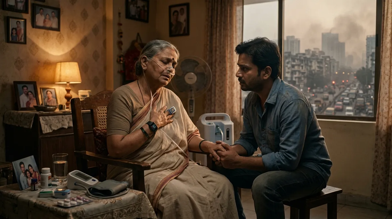 Breathing Battles: A Mumbai Patient’s Fight Against Pollution