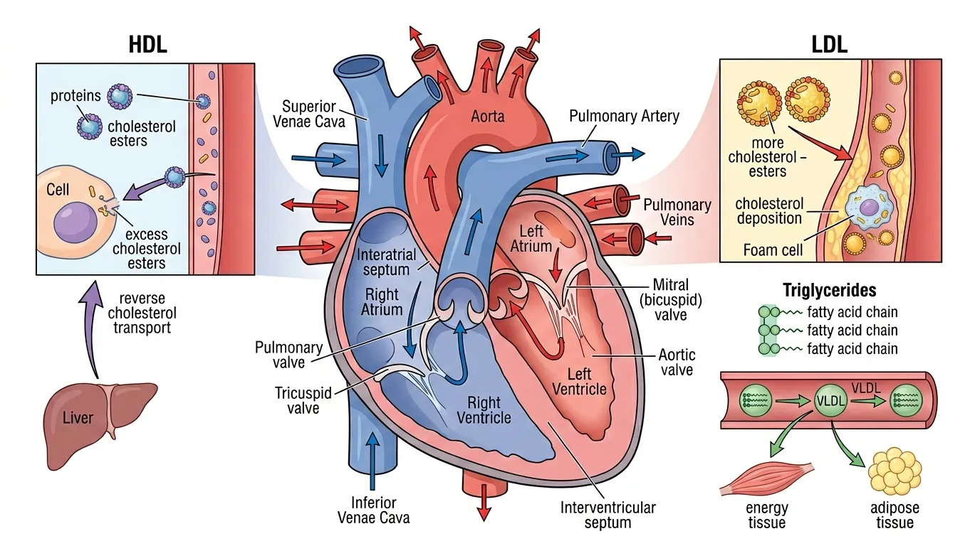 Understanding Cholesterol: HDL, LDL & Triglycerides Explained
